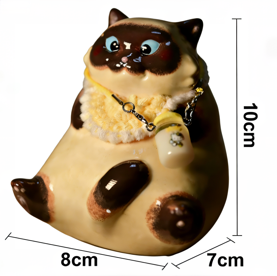 Cartoon Cat Figurines