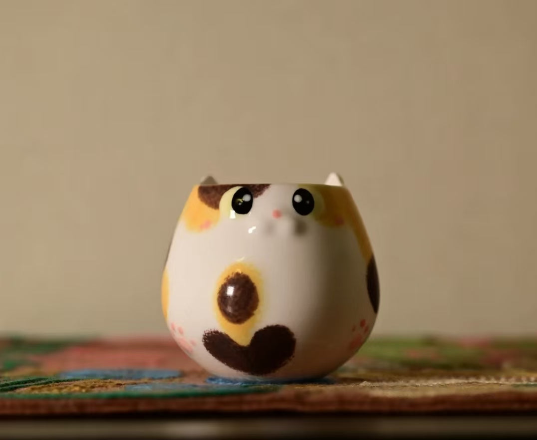 Cat Egg Handle Mug（samll size）