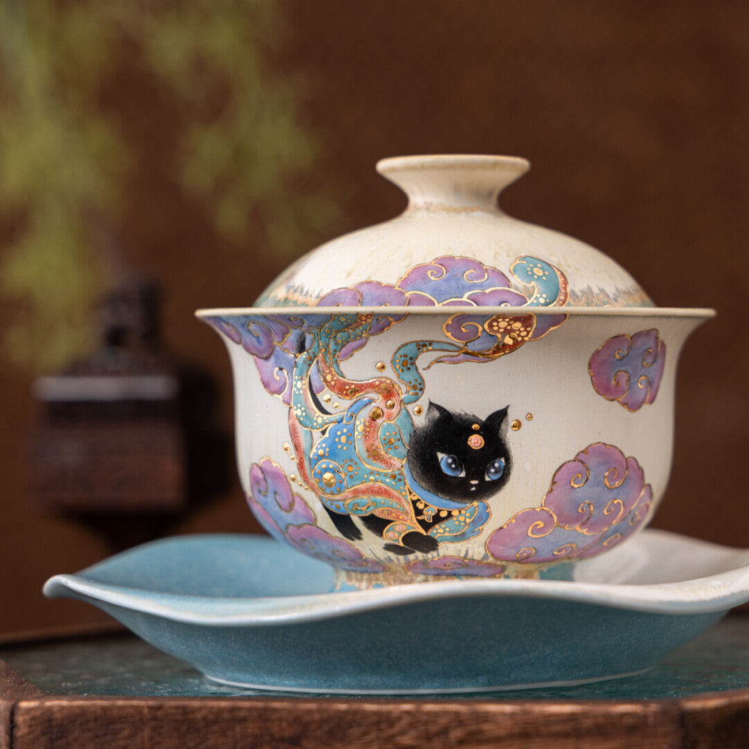 Dunhuang Black Cat Gaiwan