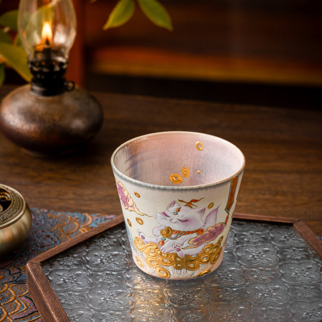 Dunhuang Wealth Magnent Lucky Cat Mug