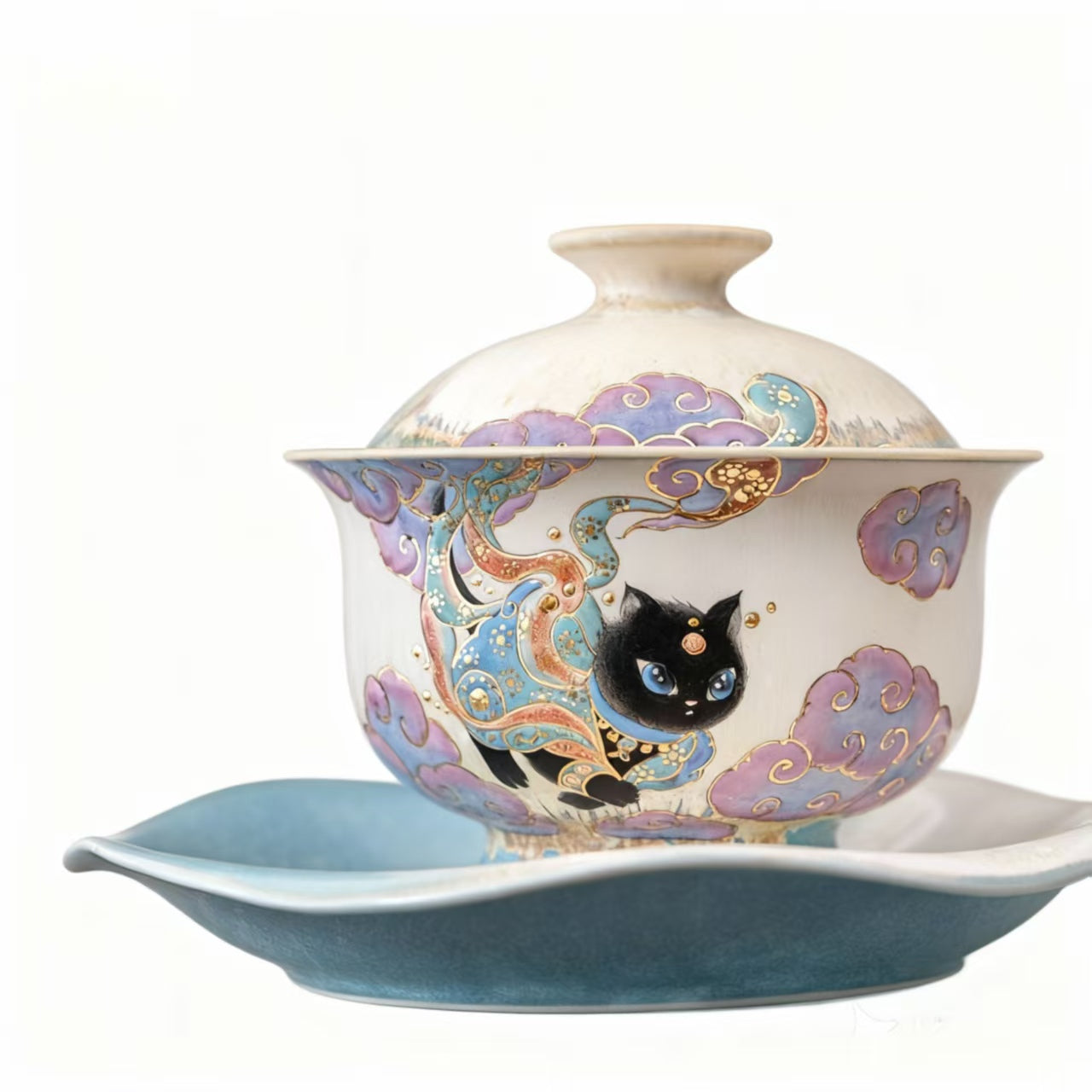 Dunhuang Black Cat Gaiwan