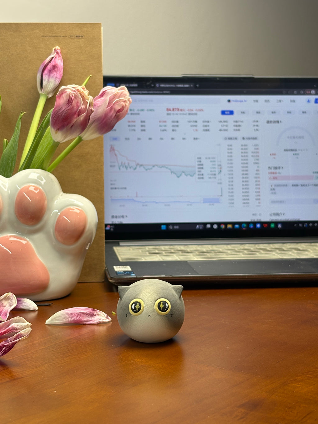 Small Blue & White Cat