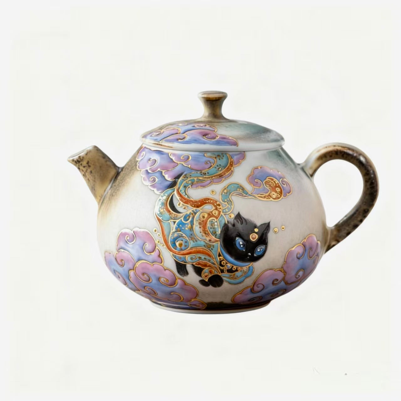 Dunhuang Black Cat Teapot