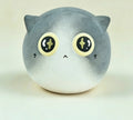 Ornamento artistico in ceramica a forma di gatto di piccole dimensioni