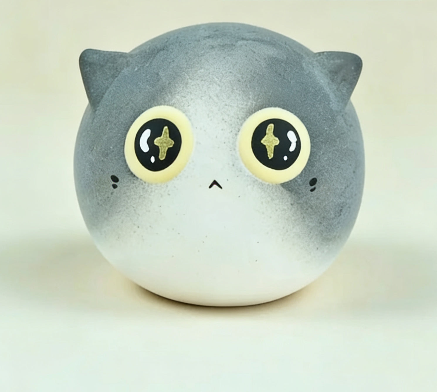 Small Size Ceramic Cat Art Ornament