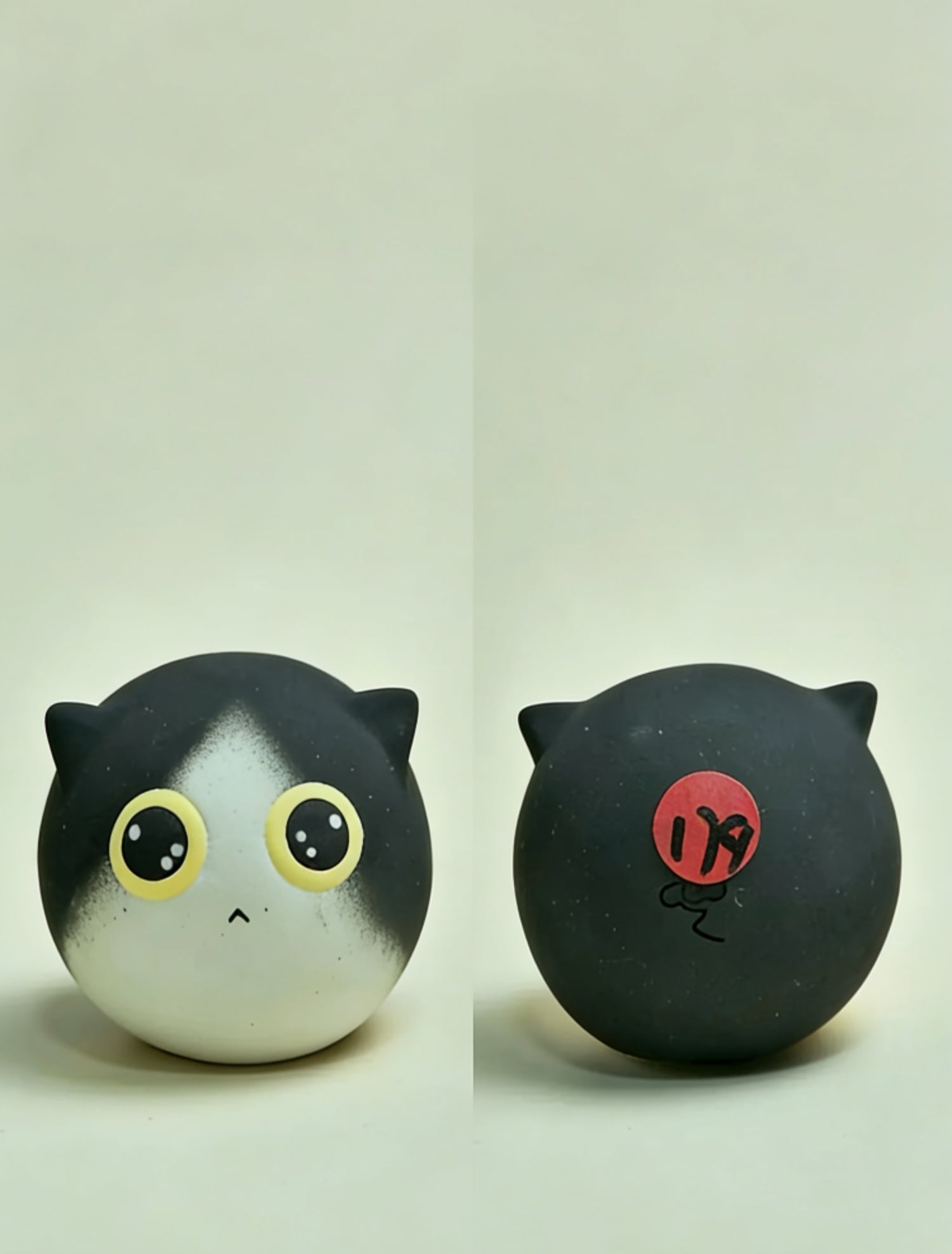 Small Size Ceramic Cat Art Ornament