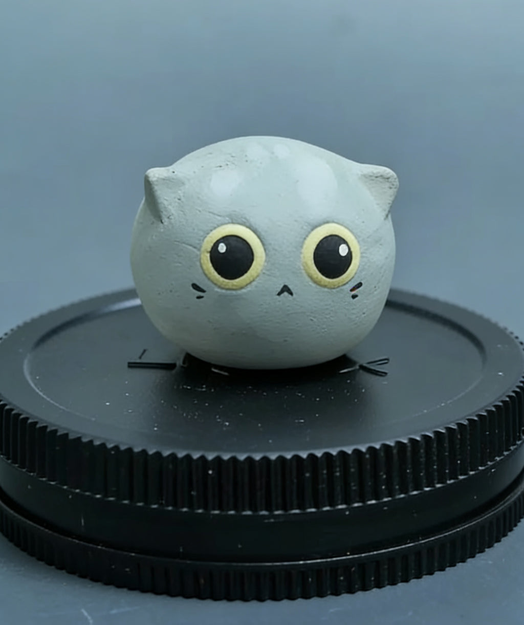 Mini ornamento in ceramica raffigurante un gatto