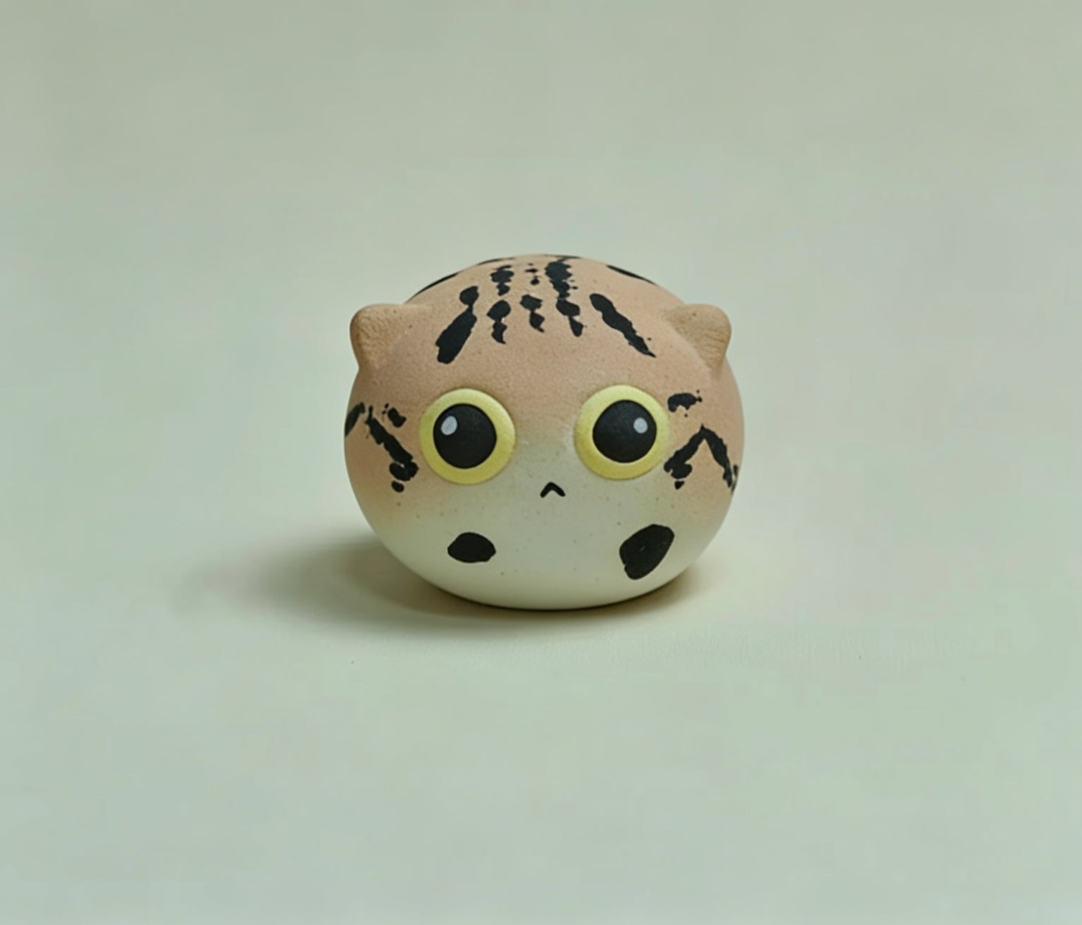 Mini Size Ceramic Cat Art Ornament
